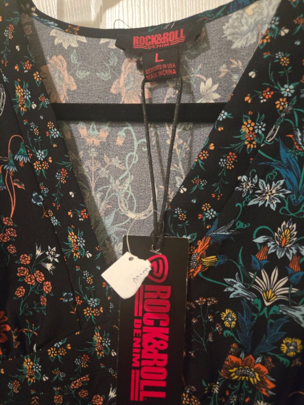 Rock and roll denim dress size large new with tags - Picture 10 of 16